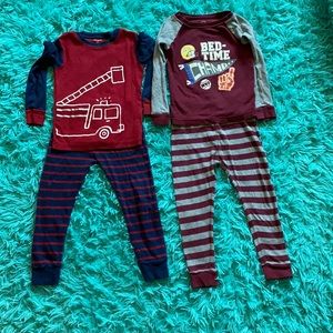 Matching toddler set pajamas